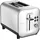 Krups KH682D Excellence Toaster 8 Bräunungsstufen, 4 Funktionen, 2 Scheiben Toaster, Anhebevorrichtung, herausnehmbare Krümelschublade, 850 Watt, gebürsteter Edelstahl