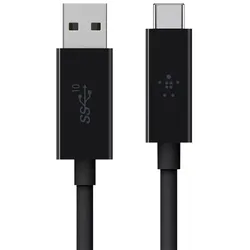 Belkin USB 3.1 SuperSpeed+ Kabel, USB-C auf USB-A, Schwarz