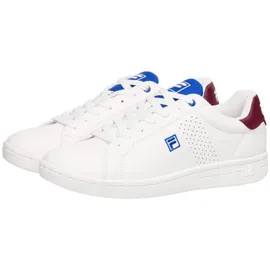 Fila Herren Crosscourt 2 NT Sneaker, White-Prime Blue, 44 EU