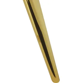 Beliani Nachttisch Flayat 38 x 46 x 49 cm Grau/Gold