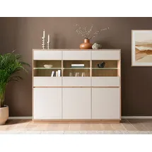 Home Affaire Highboard Sonora 164 x 138 x 40 cm Eiche Artisan / Kaschmir