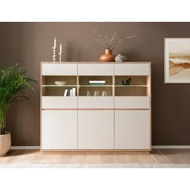 Home Affaire Highboard Sonora 164 x 138 x 40 cm Eiche Artisan / Kaschmir