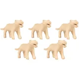 Décopatch Pappmaché Tierfiguren Set 16x4x8cm (5er Set)