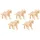 Décopatch Pappmaché Tierfiguren Set 16x4x8cm (5er Set)