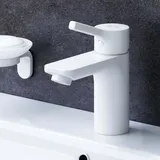 AM.PM Wasserhahn Bad Weiss Waschtischarmatur Bad Armatur Mischbatterie Waschbeckenarmatur Einhebelmischer Badezimmer