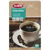 RUBIN Kaffeefilter weiß Gr. 4 - 100.0 Stück