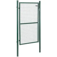 Wiesenfield Gartentor 107,5 x 196 cm Grün/Metall