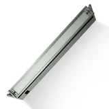 Lampenlux LED Unterbauleuchte Ajax Led Küchenunterbauleuchte Schwenkbar hochwertige Küchenleuchte 230V Silber Aluminium Aufbauleuchte Schrankleuchte Lichtfarbe einstellbar (Länge 580mm)