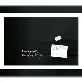 Sigel Glas-Magnettafel artverum® 100,0 x 65,0 cm schwarz