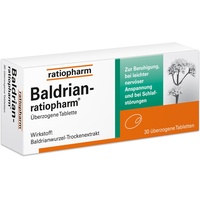 ratiopharm BALDRIAN- überzogene Tabletten Beruhigung & Nerven