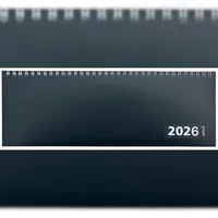 Adina 2026 ADINA Großer Tischquerkalender XXL 42x13cm schwarz