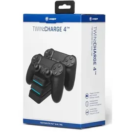 Snakebyte PS4 Twin:Charge 4 schwarz