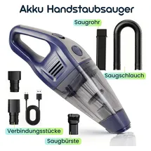 ideoon Akku-Handstaubsauger schwarz