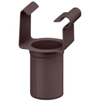 Inefa Ablaufstutzen kastenförmig, pvc-u Einhangstutzen, Dachrinnenzubehör, einfache Montage, Made