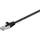 goobay CAT 5e Patchkabel, F/UTP, Schwarz