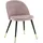 venture home Esszimmerstuhl Velvet Samt schwarz/pink 2er Set