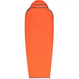 Sea to Summit Reactor Extreme Schlafsack-Liner - Mummy mit Kordelzug - Thermolite für Thermo-Boost - Ultra-Sil Packsack - Wanderungen, Camping & Camping im Winter - Orange - 364g