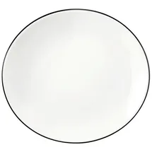 SELTMANN WEIDEN Frühstücksteller oval 21 cm schwarz