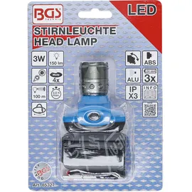 BGS LED Stirnleuchte inkl. Batterien