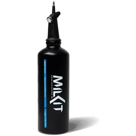 milKit Tubeless Booster Kit - mobiles Tubeless Reifen Reparatur Kit - 0,75 Liter - schwarz
