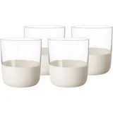 Villeroy & Boch Whisky Tumbler, Set 4 tlg Manufacture Rock blanc Gläser