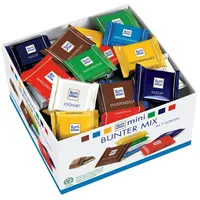 Ritter Sport Schokoladentafeln Minis Bunte Vielfalt 84 Portionen x 16,97g (1,42kg)