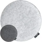 Dune Design Sitzkissen Ø 35 cm grau 1 St.