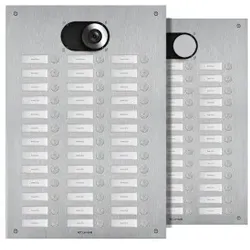 Comelit IX0339 Frontplatte Switch, 39 Teilnehmer, 3-reihig, V4A