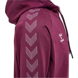 hummel MOVE Grid Kapuzenjacke Herren 3506 grape wine 3XL