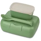 Koziol Lunchbox Set rechteckig grün 3-teilig
