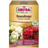 Substral Naturen Bio Rosen, Organisch-mineralischer Volldünger für alle Rosengewächse, bis zu 12 Wochen, 1,7 kg