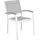 Beliani Pereta Gartenstuhl 55 x 60 x 85 cm grau/weiß 2 St.