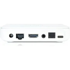 Homatics Box R Android TV Mediaplayer (4K UHD, HDR, 5GHz WiFi, Bluetooth, Sprachfernbedienung, Weiß)