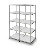 Floordirekt Concept Epure MK-015 Standregal 78 x 40 x 118 cm Weiß
