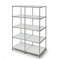Floordirekt Concept Epure MK-015 Standregal 78 x 40 x 118 cm Weiß