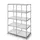 Floordirekt Regal Metall 78 x 40 x 118 cm Weiß
