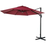 MCW Ampelschirm bordeaux ohne Ständer