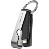 VONMÄHLEN USB-Kabel 6 m Schwarz/Silber