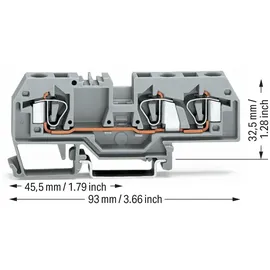 WAGO GmbH & Co. KG Durchgangsklemme 282-681