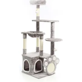 fudajo Kratzbaum 135 cm grau