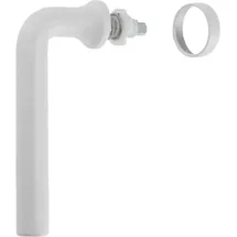 Schüco Design-Fenstergriff L-Form RAL 9010 (Reinweiß)