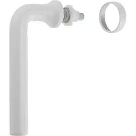 Schüco Design-Fenstergriff L-Form RAL 9010 (Reinweiß)
