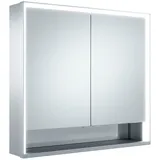 Keuco Royal Lumos 70 cm offenes Fach silber eloxiert speziell für die Schweiz