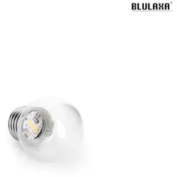 HWH  LED Deko MiniGlobe Lampe G45 E27, 0,8W, 1800K, 50lm, 270°, IP44, klar BLU-49339