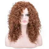 BGHJUE Wig Accessories Long Natural Wigs For Women Side Parting Highlighted Synthetic Wig High Temperature Fiber Breathable Wig Cap Afro