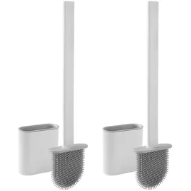 casativo WC-Bürste 2er Set Weiß/Grau