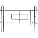 Kadax - Gartentor, Tor Aus Stahlstab, Pulverbeschichteter Gartenzaun, 93 X 72 Cm