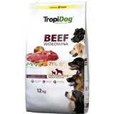 TropiDog Premium Adult Rind & Reis 2 x 12 kg