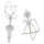 De'Longhi Rührhaken für HM1010WH HM101WH Multimix 1 Handmixer
