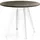 WFL GROUP Esstisch, Dunkelgrau, Holzwerkstoff, 6-Sitzer, Rund,Rund, 90x76x90 cm, Esszimmer, Tische, Esstische